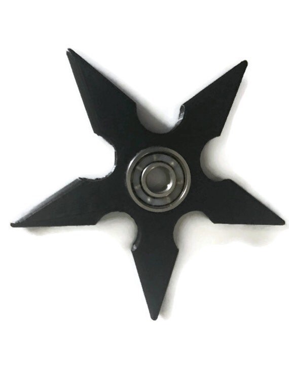 Ninja star fidget spinner with BEARING UPGRADE Redz Bones super