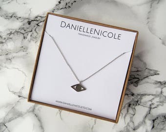 Evil Eye Necklace, Pendant Necklace, Charm Necklace, Dainty Necklace, Simple Necklace, Everyday Jewelry, Layering Necklace, Boho Chic