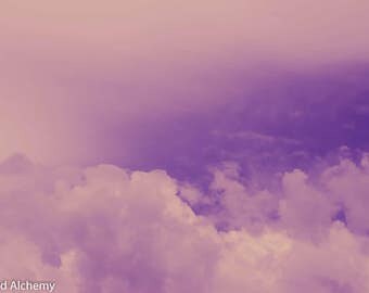 Pink clouds color photography