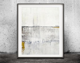 Modern Print Digital Download Home Decor White Gray Gold Abstract Art Contemporary Painting Printable Wall Art by Urban Dwelling Gallery