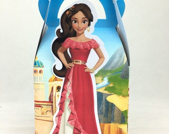 Elena of avalor favor box, Elena of avalor candy box, Elena of avalor treat box, Elena of avalor Goody box, Elena of avalor party supplies