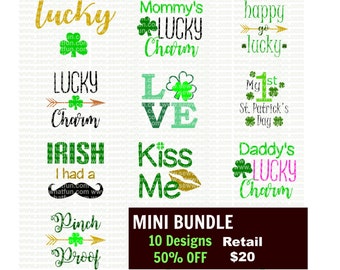St Patricks Day SVG, cutting file, vinyl file, svg, st patricks, svg file, cameo file, cricut file, cricut design, st patricks cameo, bundle