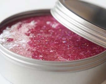 LIMITED EDITION Glitter Slime 8 oz Pink Slime, Holographic Slime, Galaxy Slime