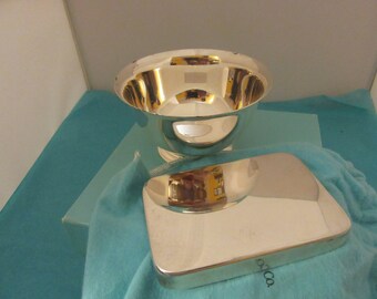 TIFFANY & CO sterling silver Paul-revire. .bowl and bar
