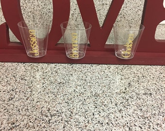 Custom Plastic Shot Glasses