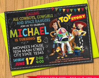 Toy Story Invitation, Toy Story Invites, Toy Story Birthday Invitation, Toy Story Card, Toy Story Party, Printables