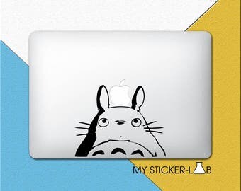 Totoro MacBook Decal Totoro MacBook Sticker My Neighbor Totoro Sticker My Neighbor Totoro Anime Decal Studio Ghibli Totoro Vinyl Decal m067