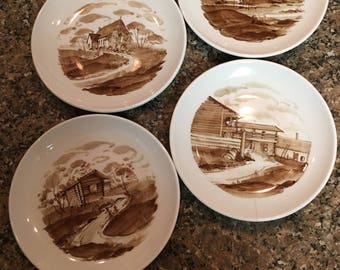 Arabia made in Finland Scenic plates