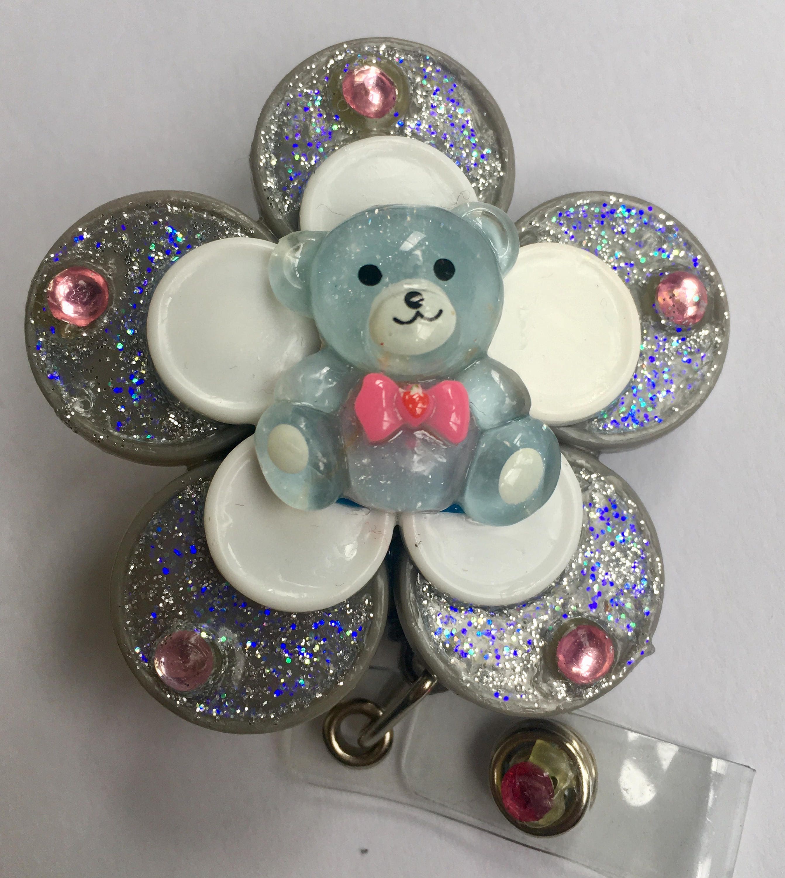 the teddy bear badge