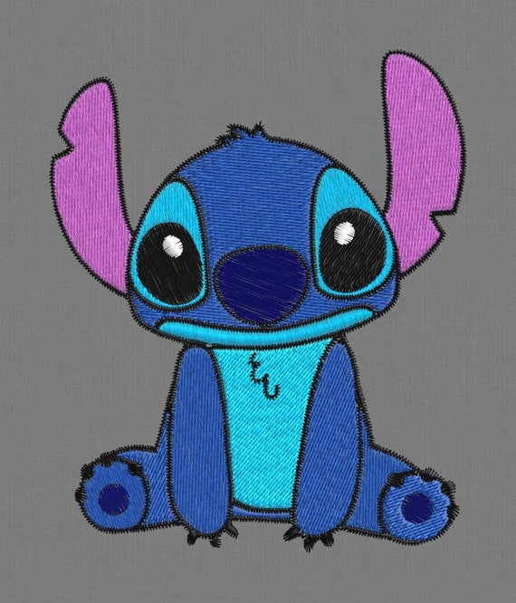 Embroidery design Disney Stitch Lilo 4x4 hoop