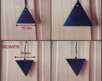 Shungite pendant «Triangle»