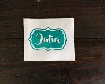 Name Decal, Yeti Rambler 30oz, Yeti Decal for Women, Corkcicle Decal, Laptop Decal, Decal for Yeti, Swell Bottle Decal, RTIC Cup Decal