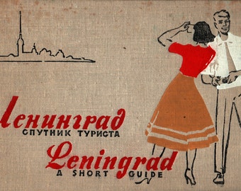 Leningrad a Short Guide - 1960 - Vintage Travel Book