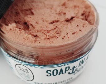 Chocolate Drizzle (4.25 oz. jar) Soap In A Jar (Fluffy Whipp)