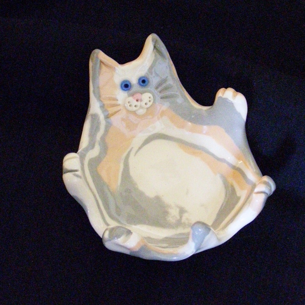 Ceramic Cat Dish