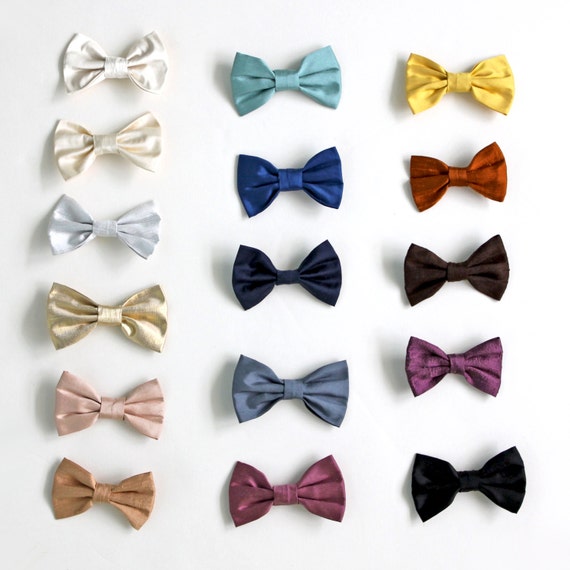 Silk Bow Pigtail Clips for Girl