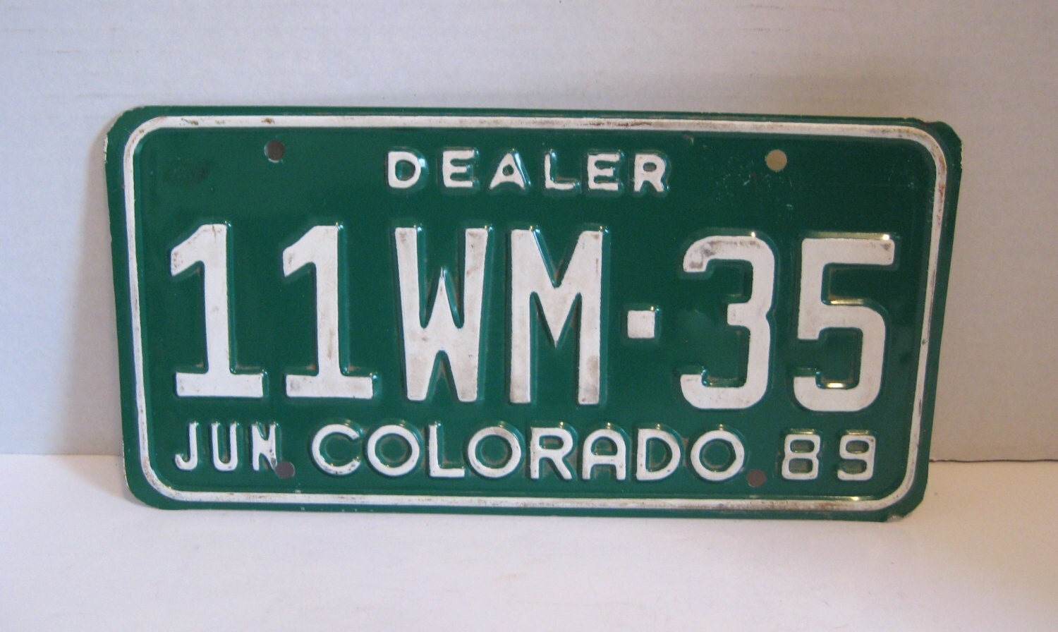 Colorado 1989 Dealer License Plate