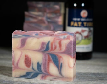 Leather Backpack | Beer Soap | Made with Fat Tire Beer Soap | Gifts for Men | Fatty's Soap Co.