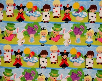 Alice in Wonderland euro import knit 1/2 yard