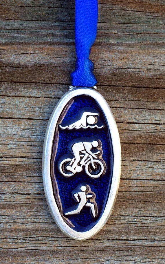 Triathlon Christmas Ornament GIFT for Triathlete Triathlon
