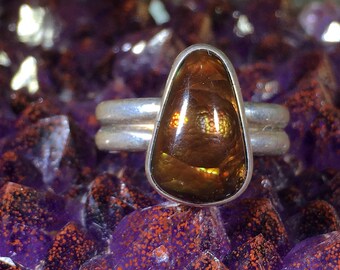 Mexican Fire Agate Ring