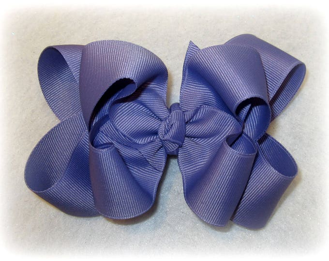 Girls hair bows, Double layer bow, Girls Hairbows, Tropic Lilac Bow, Large hairbows, big bow, 4 5 inch hairbows, stacked bow, Purple Bows