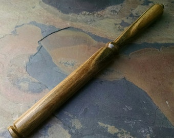 Nostepinne - Yarn Ball Winder - Wood Nostepinne - Hand Turned Lignum Vitae Wood Wooden Nostepinne - Fiber Artist Gift