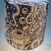Altered Ikea Hacked Lampan OOAK Pointillism Pen & Ink Shade All Seeing Eye, Octopus, Tentacles, Spiders Weird Art Lamp
