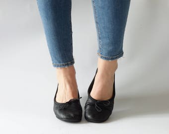 Authentic Chloé flats | Black leather ballerinas | size 39 1/2