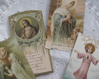 Vintage Prayer Cards | Etsy