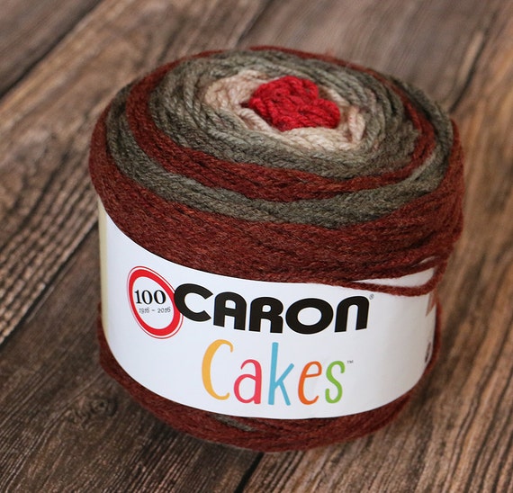 Caron Cakes Yarn Red Velvet Wool Blend Yarn
