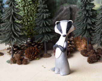 American Badger Figurine by Bonjour Poupette