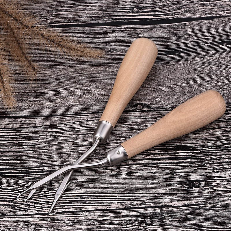 latch hook tool x 2 pcs Crochet Needle Latch Hook with Wooden