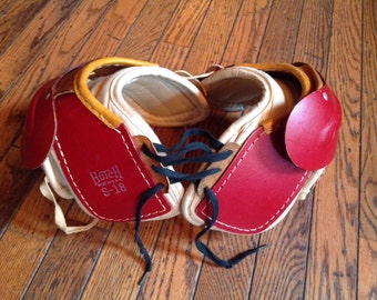 Vintage Hutch Football Shoulder Pads PeeWee USA