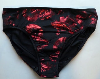 Red silk panties | Etsy