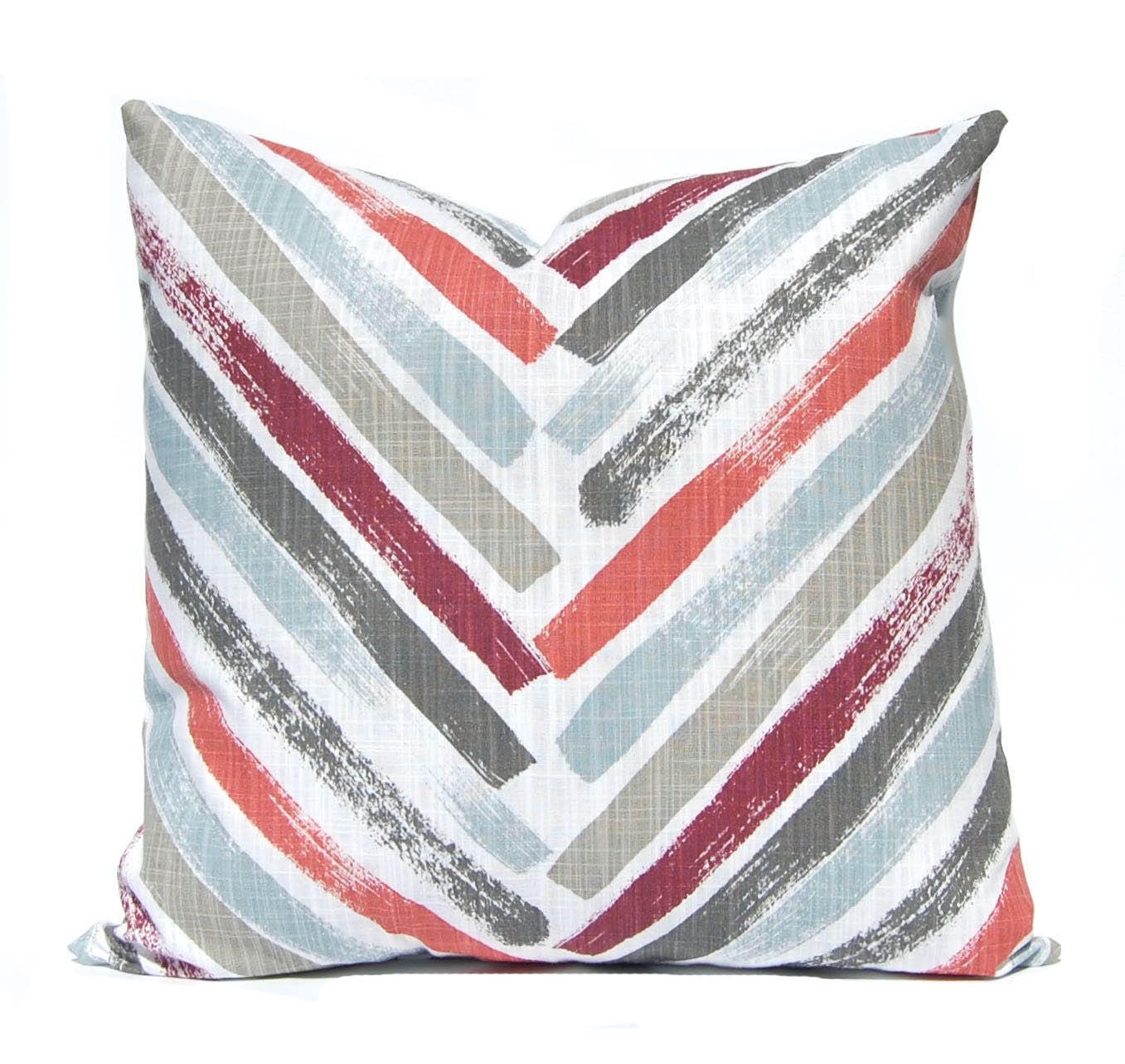 Designer Pillows Throw Pillow Cover Chevron Pillow Cover