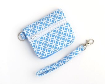 Wallet with Strap - ID Wallet - College Student Gift for Her - Credit Card Holder - Travel Wallet - Womens Wallet - Ready to Ship