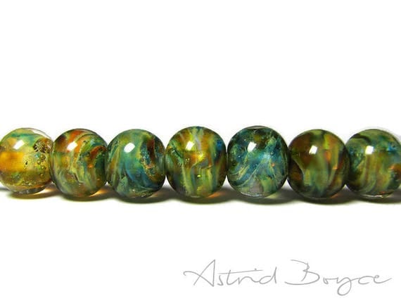Point Break Rounds - Perfect with Leather for Beach Jewelry - Gift for Him or Gift for Her - Wave Ocean Sea Surf - Swim Summer Curl Water