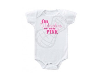 Mean Girls - On Wednesdays Onesie, Mean Girls Onesie, Mean Girls, Meangirls, On Wednesdays we wear Pink, Regina George, Lindsay Lohan, Pink