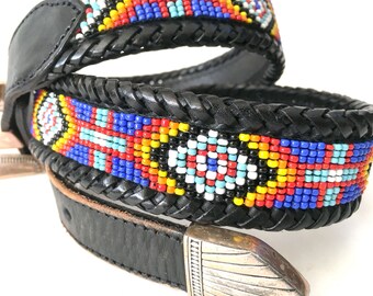 Native american beaded belt