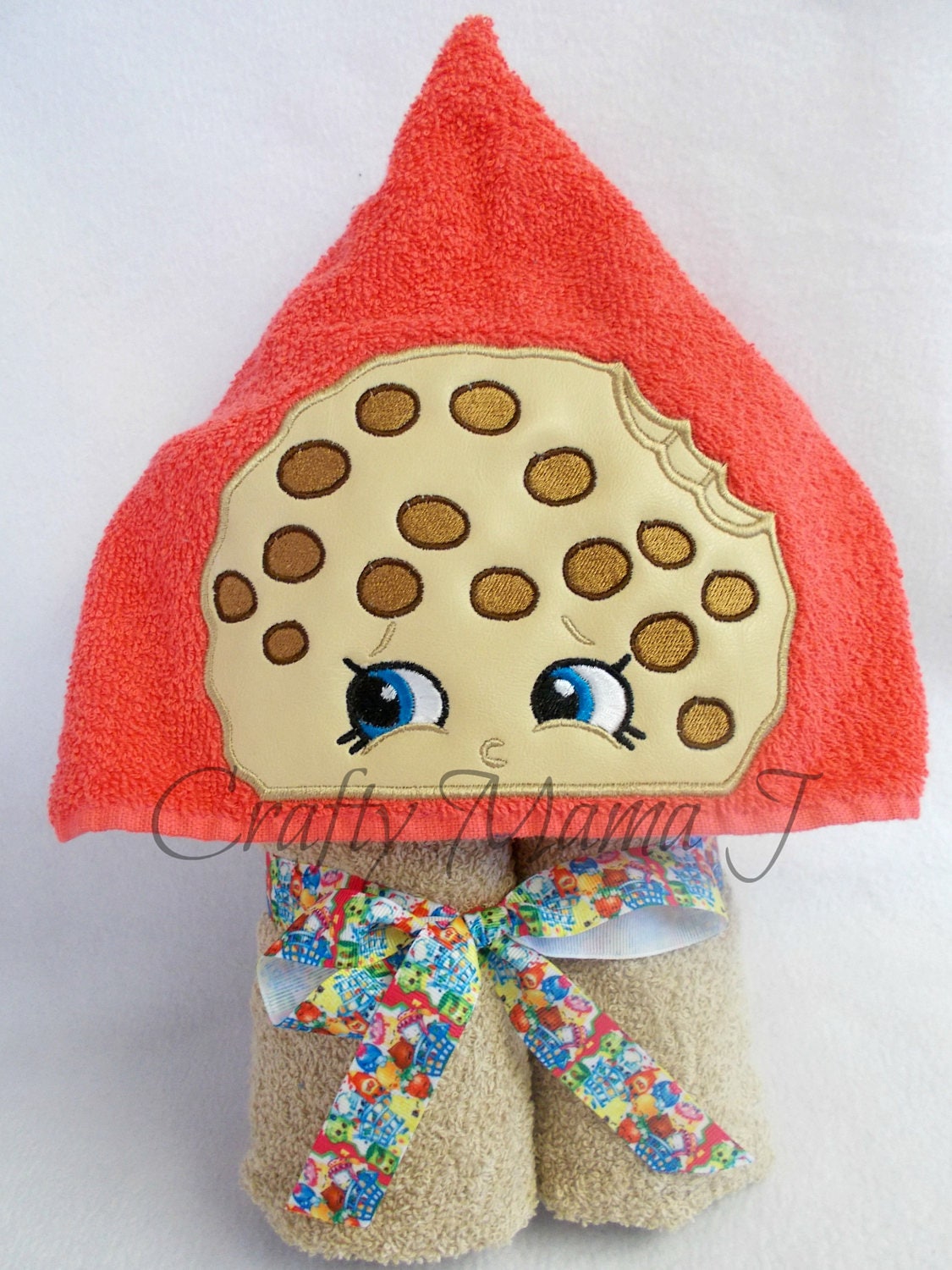 Shopkin Kooky Cookie inspired Chocolate Chip Cookie Hooded