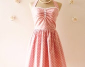Items similar to Flash Sale Bridesmaid Party Dress Cute Pale Pink Dress ...