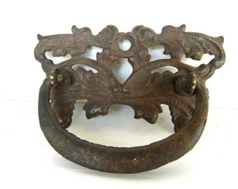 Vintage Drawer Pull Ornate Hardware