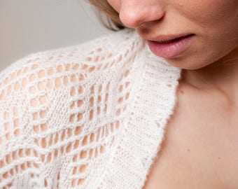 Lace Bridal Bolero Vintage Wedding long sleeve and 3/4 sleeve