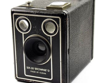 Kodak Brownie Six-20 Vintage Mid Century Art Deco Box Film Cameras