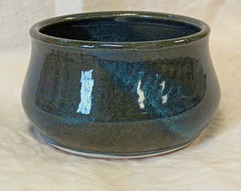 Medium Spaniel bowl, ceramic dog dish, pet bowl, handmade pottery