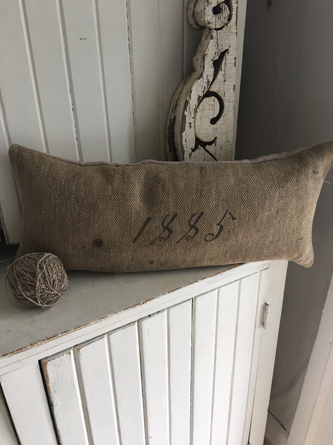 Antique Grain Sack Pillow
