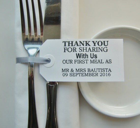 Wedding Napkin TiesPersonalized Wedding Table by IzzyandLoll