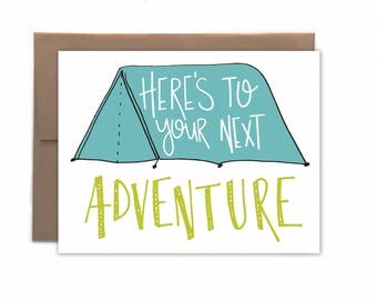 Congratuations, Graduation, New Job, New Adventures Card