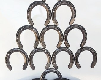 Rustic Horseshoe Christmas Tree - The Heritage Forge